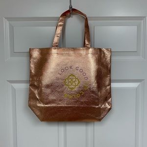 BRAND NEW Kendra Scott rose gold tote bag / you look good in color
